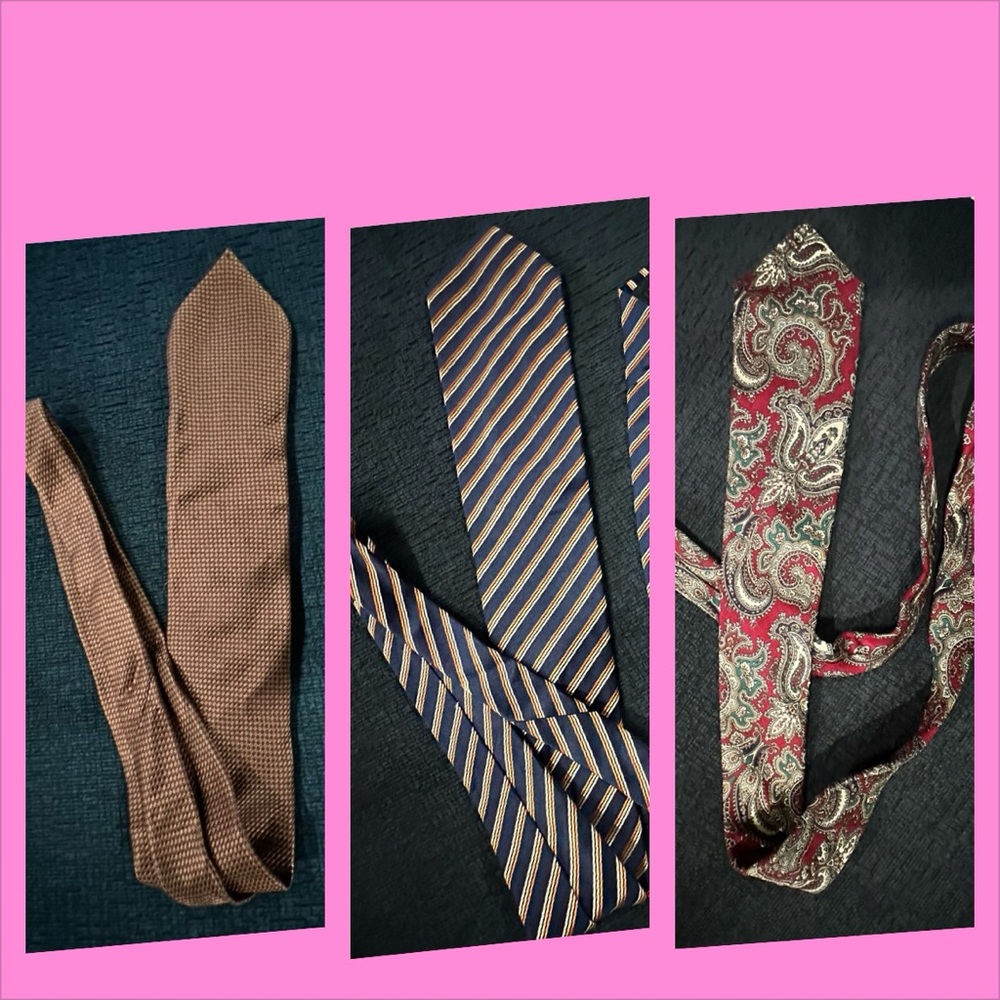 BUNDLE Of 3 Men's Ties